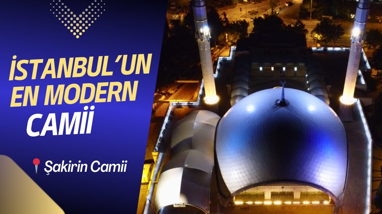 Türkiye'de Bir İlk! Mimarisine Kadın Eli Değen Tek Cami! İstanbul'un En Modern Camii | Şakirin Cami
