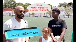 Kel Kau vs Holliston Soccer Game Interview + Highlights