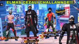 ELMAS CEZALI CHALLANGE💎BR DERECELİ EN AZ KİLL ALAN CEZALI!!!😱 #freefire 