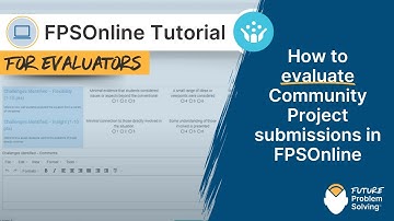How to evaluate Community Project submissions in FPSOnline