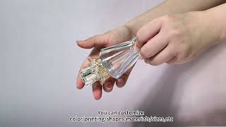 178 Elegant Glass Dropper Bottle with Decorative Cap for Serum & Essential Oil