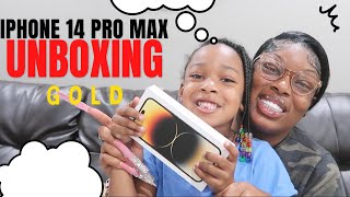 IPHONE 14 PRO MAX UNBOXING (GOLD)