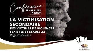 La victimisation secondaire des victimes de violences sexistes et sexuelles