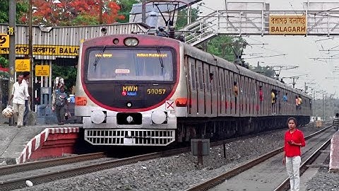 One & Only Unique BEML Made Stainles Steel 12 Coach EMU Train | Katwa-Howrah Local | Eastern Railway