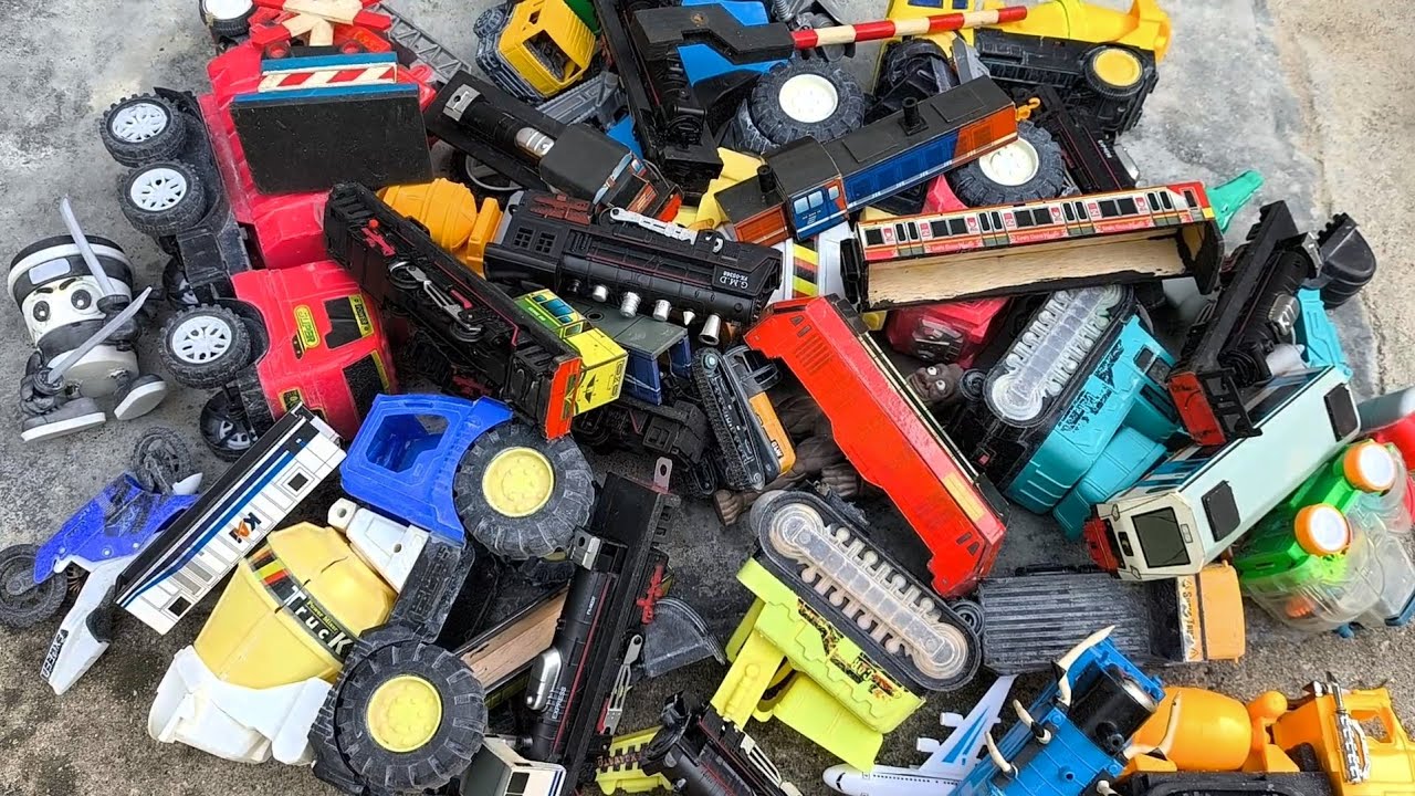 Toy asmr, Satisfying Train Sounds for Relaxation, Steam Train, Thomas, Commuter, Railroad Crossing