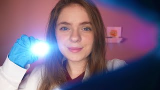 ASMR Cranial Nerve Exam BUT You Can Close Your Eyes! 😌 Doctor roleplay for sleep 💤