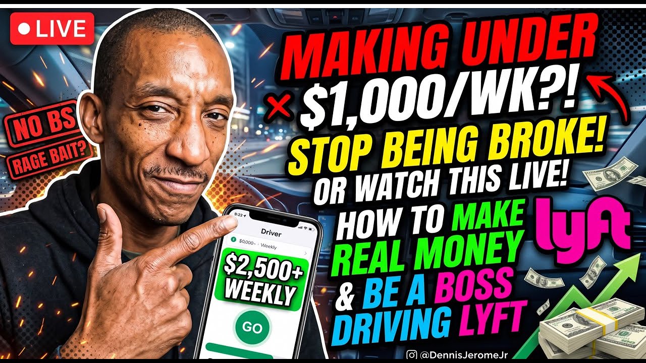 Still Making Under $1K A Week? Stop Being Broke & Run Up Lyft Money ...
