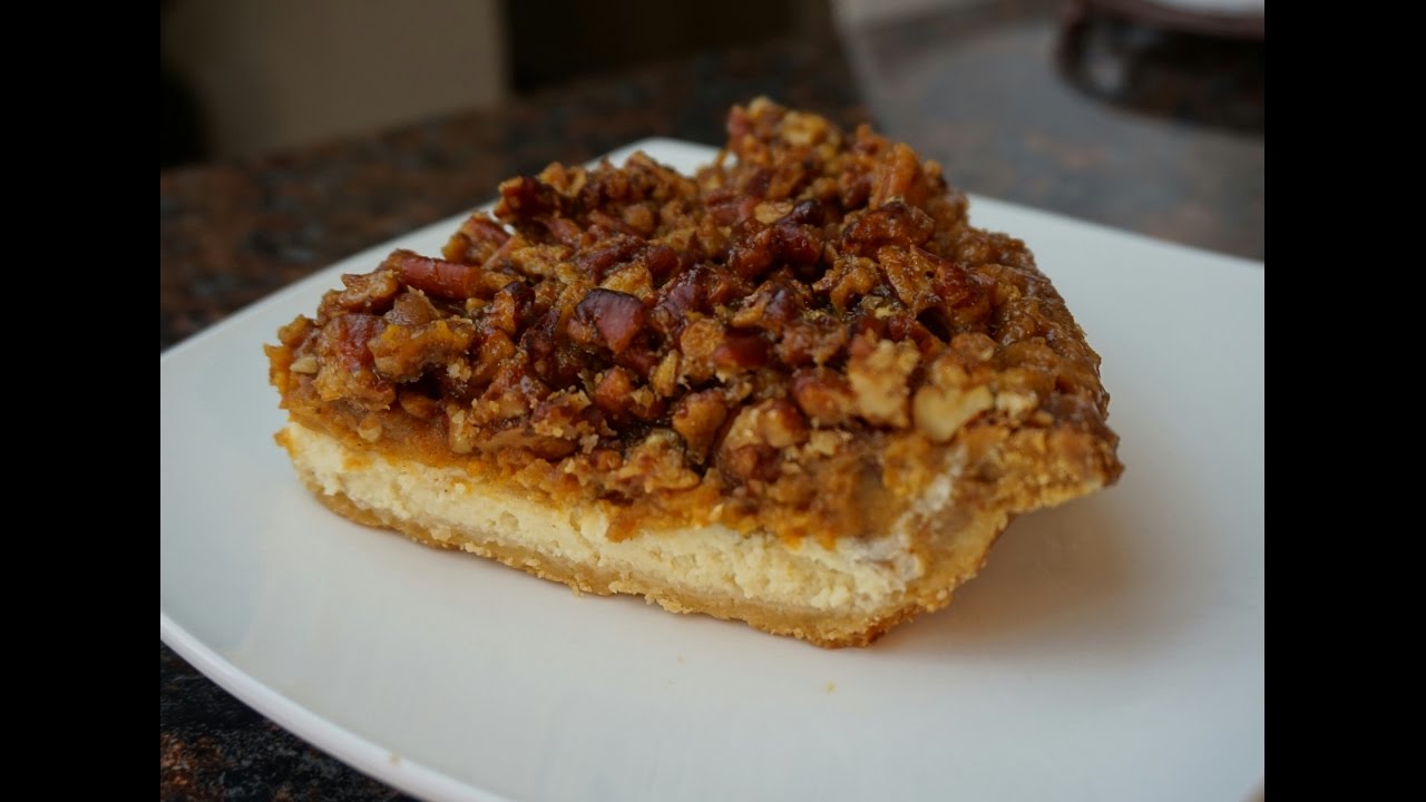Holiday Pie | Cheesecake Sweet Potato Pecan Pie | Or Pumpkin