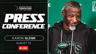Aaron Glenn Training Camp Press Conference (8/12) | New York Jets -  Tampa Bay Buccaneers Joint