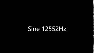 Sine 12552Hz Audio Only