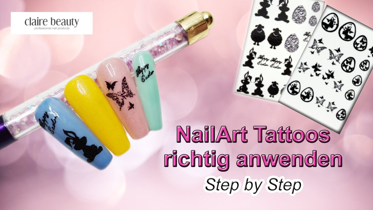 Nailart Tattoo Anleitung - So platzt das Wasser Tattoo nicht auf!
