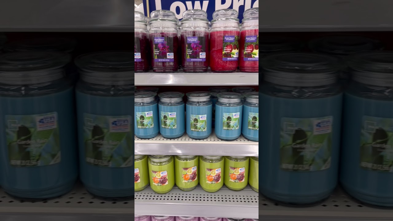 SCENTED CANDLES IN WALMART