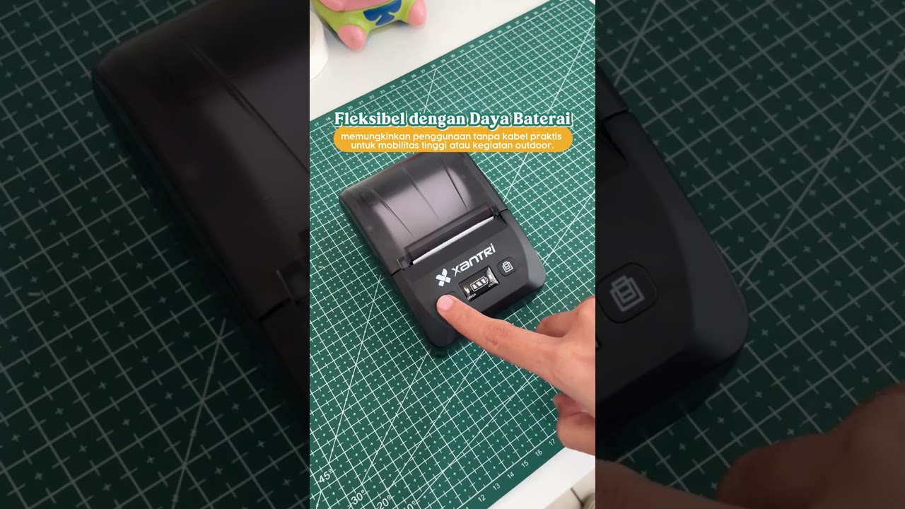 SOUND ON! 🔊 ASMR UNBOXING PRINTER THERMAL XANTRI 