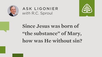 Since Jesus was born of "the substance" of the Virgin Mary, how was He without original sin?