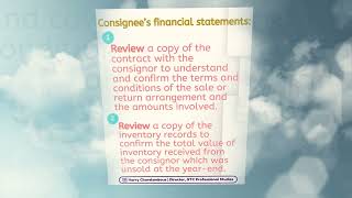 Celebrity Auditing Consignment Inventory Profile