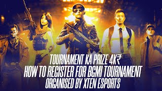 HOW TO REGISTRATION BGMI TOURNAMENT ORGANISED BY X TEN ESPORTS screenshot 5