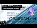Obsidian - Lets Talk About Backups