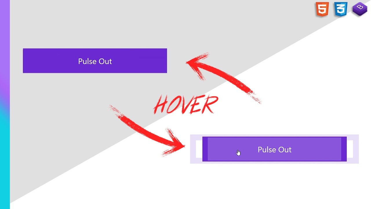 How To Create A Button Using HTML & CSS Step By Step | Button 13 - YouTube