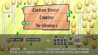 Top Down Shooter Template for GDevelop 5 screenshot 1
