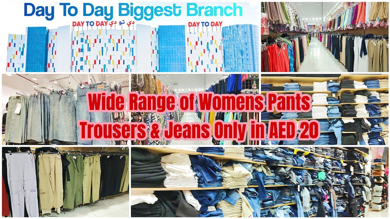 Biggest Day to Day Store in Ajman UAE | Affordable Comfort Trendy Pants & Jeans Under AED 20 |