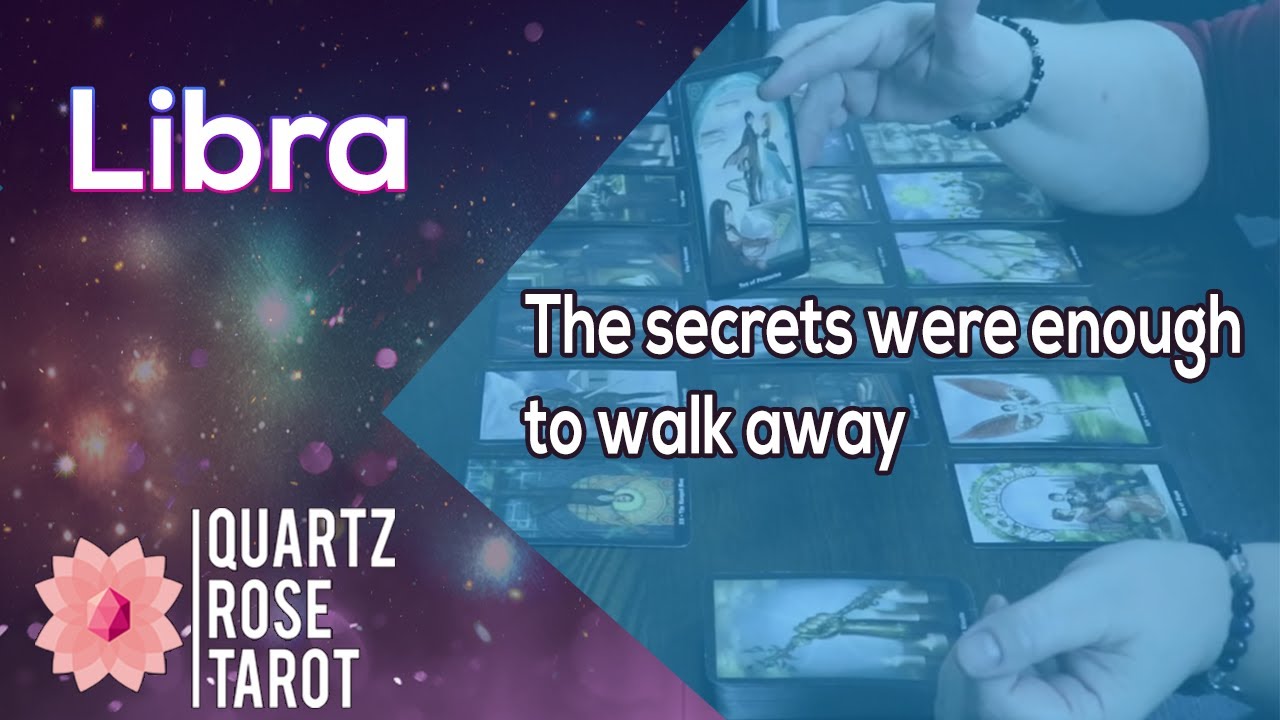 ♎ Libra  ⚖ The secrets were enough to walk away 🚶‍♀️ April 6th - 12th 2020