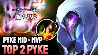 WILD RIFT PYKE - TOP 2 PYKE GAMEPLAY - EX CHALLENGER RANKED