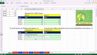 Excel Magic Trick 1013  MIN IF, MAX IF, MINIF, MAXIF 6 Examples MAX MIN calculation w 1 criteria