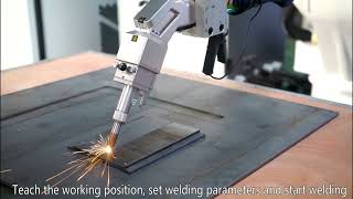 the robot laser welding machine installation and use