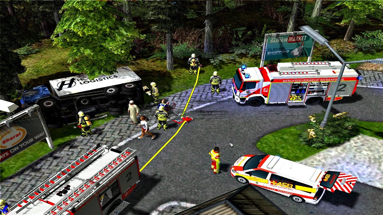 Verkehrsunfall auf Rastplatz - Bieberfelde RetroFitting | Emergency 4