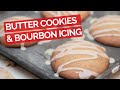 Brown Butter Walnut Cookies with Bourbon Icing