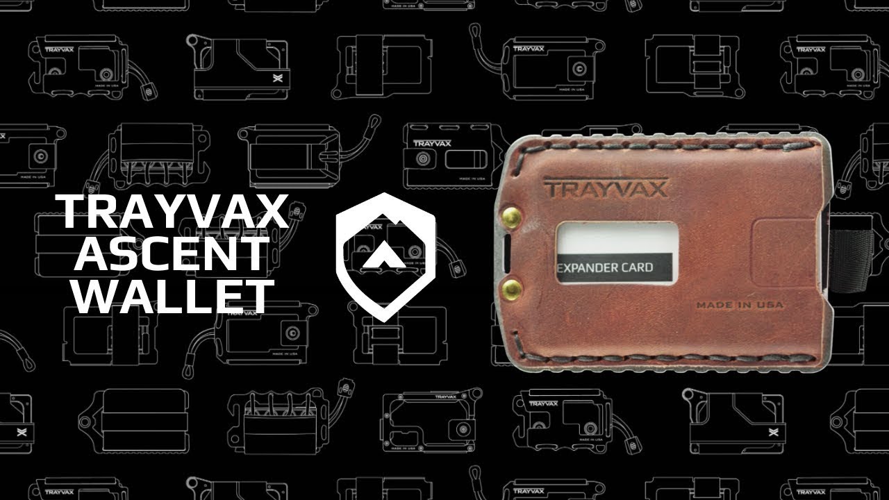 Ascent: Minimalist Leather Wallet - Trayvax