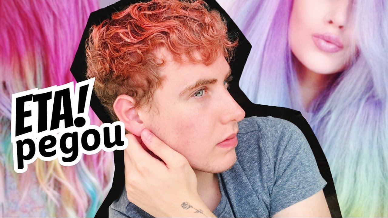 TESTEI #10: Cabelo colorido com papel crepom, funciona? 👍🏻🌈