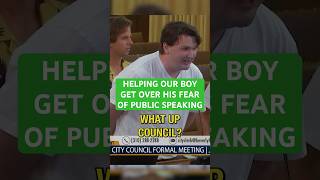 Hes Scared Of Public Speaking, So We Took Him To City Council