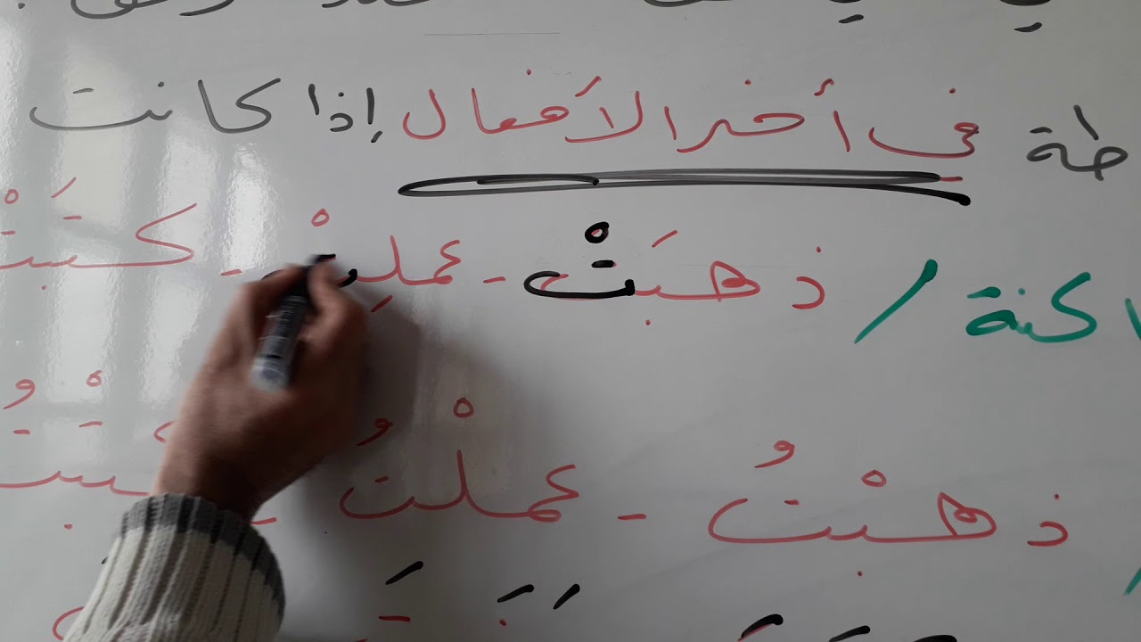 درس لغة عربية لطلاب الصف الثامن بعنوان( التاء المبسوطة )