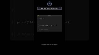 What Does This C Code Actually Print? 🤯 #coding #codeprep #computerscience #correctcoding