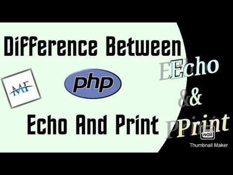 Echo and Print Function in PHP