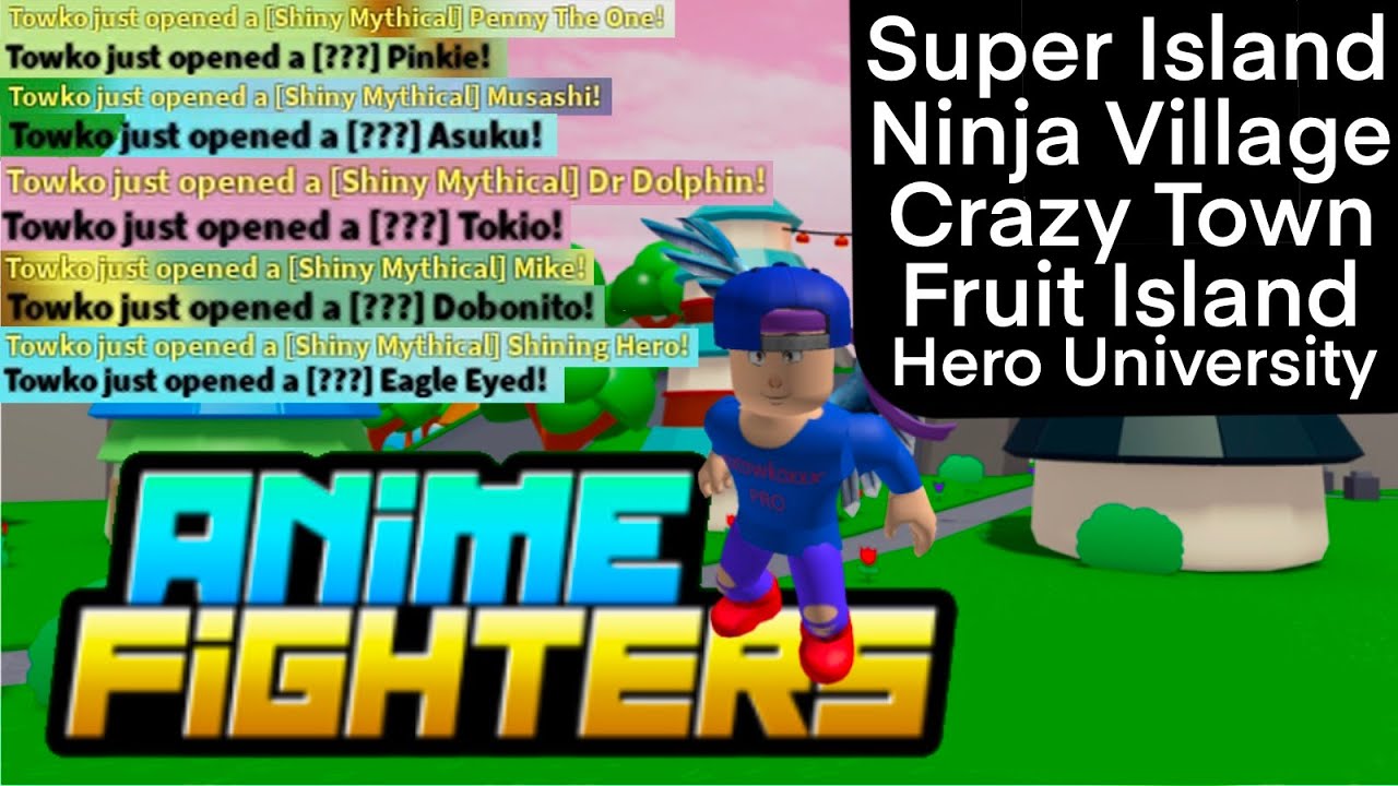 ALL SHINY MYTHICAL FIGHTERS IN ANIME FIGHTERS SIMULATOR