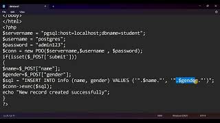 Database connectivity part 1