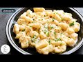 Indian Style Potato Pasta Recipe | Cheesy & Creamy Potato Gnocchi Recipe ~ The Terrace Kitchen