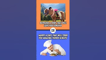 Would You Rather?#wouldyourather #quiz #shorts