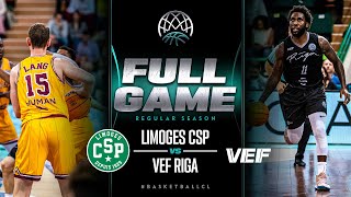 Limoges CSP v VEF Riga | Full Game