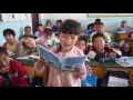 Manchu pupils read aloud in their native language