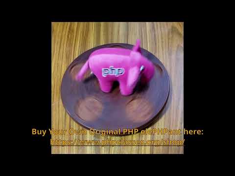 Animated Pink PHP Elephant