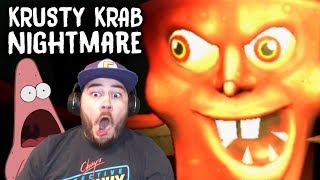 SPONGEBOB WANTS TO TURN ME INTO A KRABBY PATTY!! | Krusty Krab Nightmare (Spongebob Horror Game)