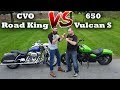 Vulcan 650s Beats CVO Harley Davidson