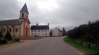 VLOG France - Bourgogne on the countryside (Chalons-Cluny-Macon - driving 4k)
