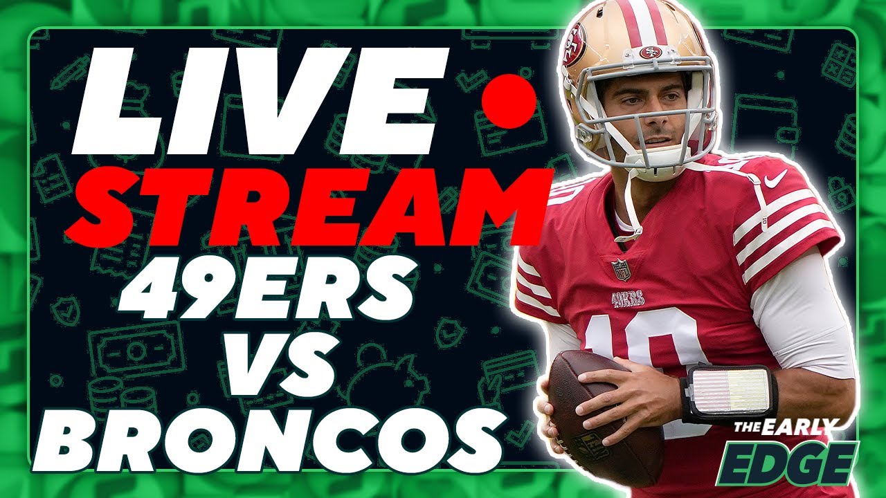 \ud83c\udfc8 Sunday Night Football: 49ers-Broncos FREE Picks, Best Bets, Parlays,  Odds | NFL Live Stream - YouTube