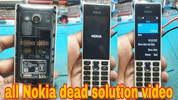 Nokia RM 1190 dead solution video all Nokia keypad mobile dead solution video#vikastech