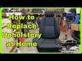 How to Replace Seat Covers in a Chevy or GMC Truck Easy Project