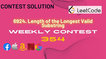 6924. Length of the Longest Valid Substring || Leetcode || Weekly Contest 354 || Hindi